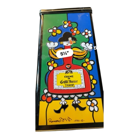1990 Abstract art Tin by Romeo Britto - Picture 9 of 10